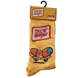 NWT/New With Tags Men's Oscar Mayer Hotdogs Socks Shoe Size 6-12